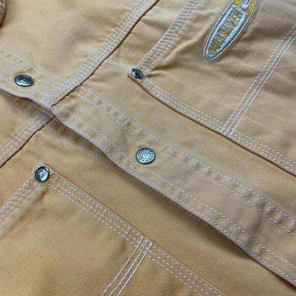 Quiksilver Orange Button Down Shirt - Picture 4 of 7